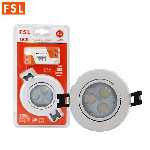 Đèn LED âm trần FSL 4W mắt rọi